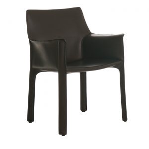 Poltrona Cassina Cab 413 in Pelle — Mario Bellini