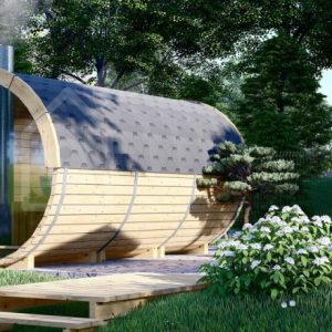 Sauna Finlandese a Botte Helga 40 da Esterno